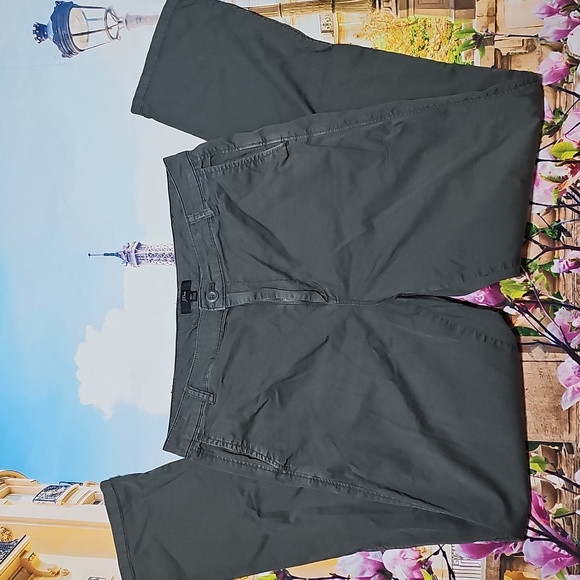 J. Crew Grayish Green Chino High Rise Pants Size 30T - Picture 2 of 5